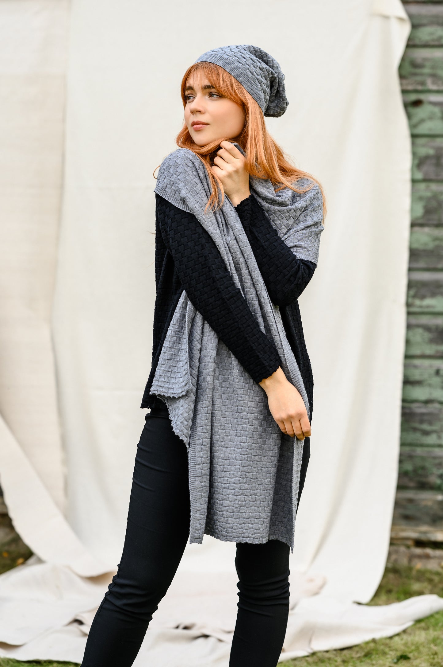 Merino wool scarf